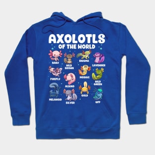 Axolotls of the World Hoodie